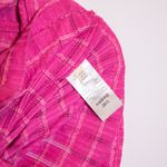 Free People Snowbunny Girlfriend Off The Shoulder Knit Pink Metallic Sweater XS Photo 2