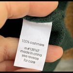 27 miles dark green cashmere sweater size xtra small Photo 8