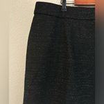 Lane Bryant  Black Tweed Knit Metallic Thread Stretch Waist Pull On Mini Skirt 22 Photo 7