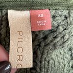 Pilcro Anthropologie Olive Moss Green Cable Knit Sweater Tank Top XS $80 Photo 8