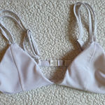 Source Unknown  Soft White Triangle Bralette Photo 0