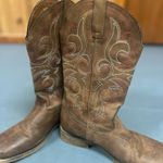 She Sole Brown embroidered cowgirl boots Photo 1