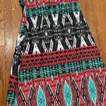 Rouge Helium  Coral and Teal Patterned Garment Photo 0