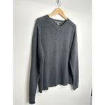 Banana Republic  Sweater Mens Extra Large Knit Gray V Neck Long Sleeve Photo 2