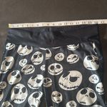 Women Nightmare Before Christmas Skulls Short Knee Length Leggings Size L/XL NEW Black Size L Photo 3