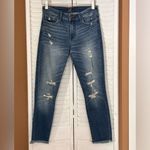 Abercrombie & Fitch size 27/4s 4 short Harper low rise ankle blue jeans stretch Photo 1