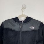 The North Face  Women's S Black Fuzzy‎ Fleece Full Zip Hoodie Fall Jacket Photo 1