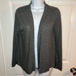 Gillian & O’Malley Marled Open Front Cardigan Ruffle Back High Low Hem Grey S Gray Photo 2