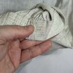 Koch Grey Linen Blend Boho Embroidered Trim Boxy Cap Sleeve Mini Dress Size XS Photo 9