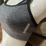 Gymshark Womens Adapt Marl Seamless Activewear Black Sports Bra Photo 2