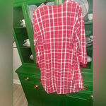 Vintage Esleep Nightgown Dorm Red Plaid Size undefined Photo 5