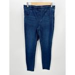 Spanx  Jeggings Women MEDIUM Blue Dark Wash Cotton Blend Denim Stretch Pull On Photo 7
