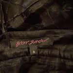 Betsey Johnson Y2k sheer stripe skirt black Photo 2