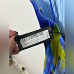 Pretty Little Thing  blue abstract print plisse low back strappy maxi dress Photo 2