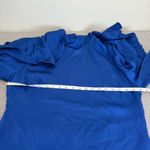 Farm Rio BRIGHT BLUE BACKLESS RUFFLED SLEEVE MINI DRESS
BLUE size XL Photo 9