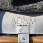 Adam Lippes  Gray Sheath With Pleats. Sleeveless Dress Size 6 Photo 2