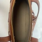 Dooney & Bourke Vintage  Signature Canvas with Leather Trim Handbag in Brown Pink Photo 11
