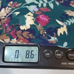 Crochet Floral Dark Green Long Sleeve Top Medium Photo 10