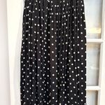 Jones New York Vintage Navy Polka Dot A-Line Midi Skirt Size 12 Pinup Rockabily Photo 7