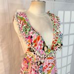 ASOS 🔥🔥5 for $25 sale🔥🔥 retro Pom Pom fringe swim cover up mini dress size 2 Photo 1