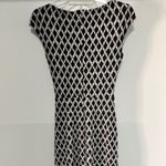 Ralph Lauren Lauren Dress 4 Black White Sleeveless Geometric Knot Sheath Modern Photo 5