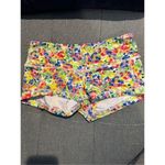 Fleo neon green low rise contour party flowers excellent condition size small wo Yellow Photo 2