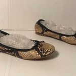 Sam Edelman leather snake embossed slip on flats shoes size 7.5 M Photo 1