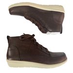 Vionic Shawna Brown Leather High Top Sneaker Bootie Size 5 NEW $150 Photo 1