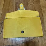 Unbranded Yellow satin envelope Elegant Bag evening clutch silver chain Brooch Photo 11