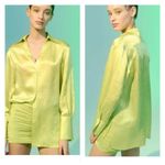 The Daze Dayz limona Shiny Blouse in Lemon Yellow Size undefined Photo 7