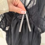 Anthropologie Sheer Mix Halter Mini Lingerie Dress XL Photo 4