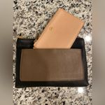 Ann Taylor New  Clutch Wallet Black Brown Leather Photo 2