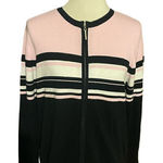 Dress Barn Full Zip Multi Color Long Sleeve Cardigan S-NWOT Photo 0