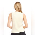 Karen Kane  Cream Knit ribbed Vest. Size Medium. NWT. Photo 2
