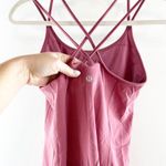 Lululemon Free To Be Scoop Neck Strappy Tank Top Nulu Misty Merlot Red 6 Photo 8