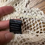 POL  open crochet Button down shacket. Antique white. Size Medium Photo 15