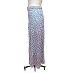 Trina Turk  Crochet Maxi Skirt Purple‎ Rainbow Multi Size US 6 Photo 4