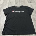 Champion  black women's tee shirt top medium active round neck athletic Photo 1