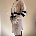 Goodnight Macaroon ‘Estrella' Stripe Colorblock Cardigan in Cream White Photo 11
