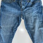 Seven for all mankind cropped low rise jeans. Size 6. Blue Photo 2