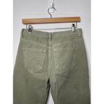 We The Free  Maggie Mid Rise Olive Green Denim Jeans Womens Size 26 Photo 7