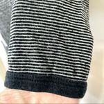 Brandy Melville John Galt black and white striped short sleeve Santa Monica shirt Photo 5