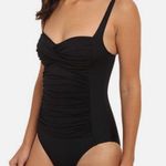 La Blanca CORE SOLIDS SWEETHEART ONE PIECE SWIMSUIT BANDEAU BLACK SZ S 4 $119 Photo 0