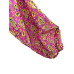 Xirena Dalyn Pink Floral Tiered Peasant Mini Dress Women's M Cotton Silk Blend Size M Photo 2