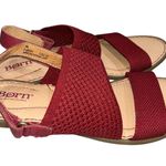 NEW Born Red Knit Hanz Sandals Shoes size 7 Photo 2