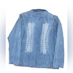 Wrangler  denim shirt with gold embroidered arrow detail Photo 2