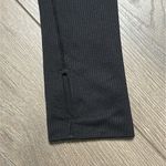 Lululemon Rest Less Crop 1/2 Zip Thumbholes Herringbone Fade Black/White Size 12 Photo 5