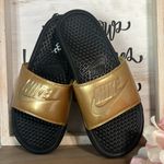 Nike  Gold Slide Sandals Womens 6 Photo 7