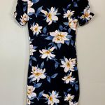 Heart & Hips Women’s Ruched Short Sleeve Floral Mini Dress Black NWOT Photo 7