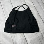 Victoria's Secret Black Open Cross Back Long Line Soft Bralette Size Medium Photo 3